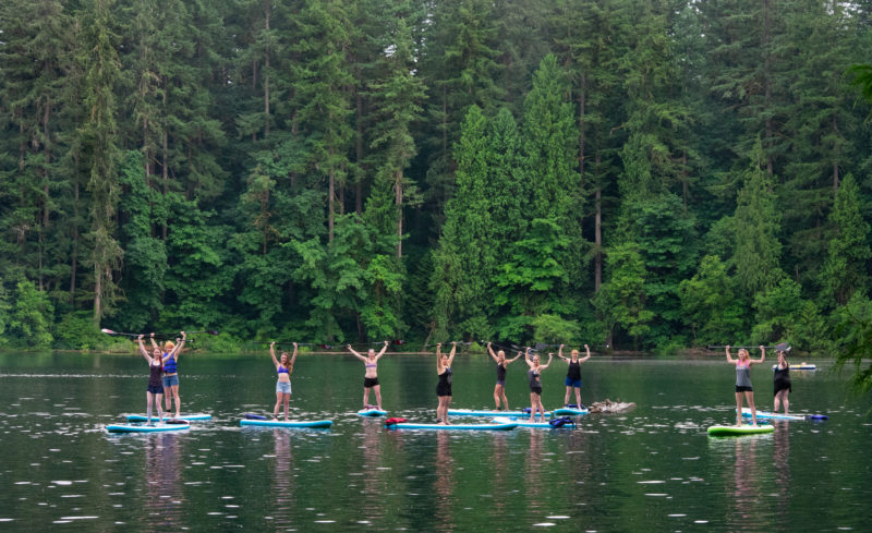 Women's Paddle Fit Classes SUP Fitness