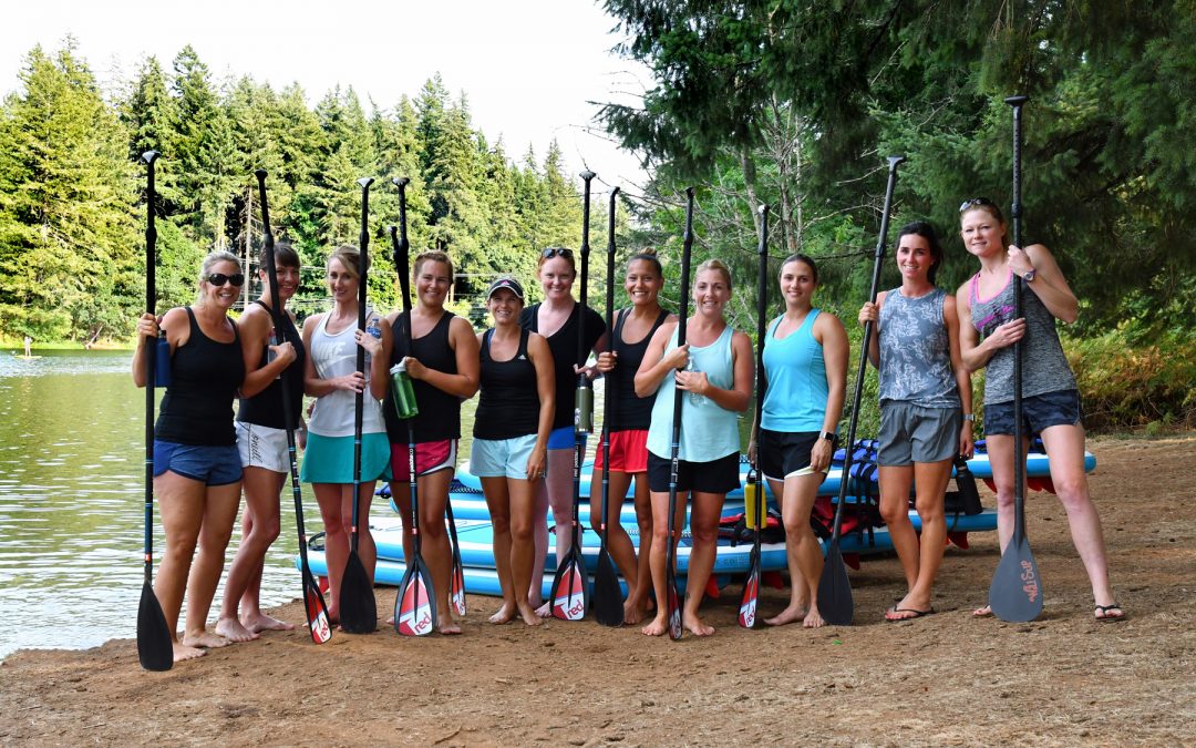 Women’s Paddle Fit Class with Michelle at Lackamas Lake