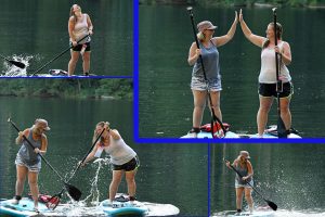 Good Friends attend Stand Up Paddle Boarding Classes