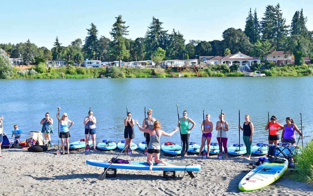 Horseshoe Lake in Woodland Wa WOMEN’S PADDLE-FIT CLASSES “Cardio & Core Strength” 6pm August 3rd