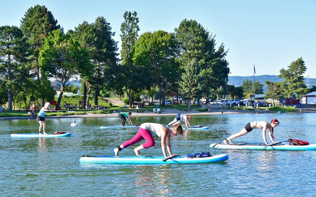 Horseshoe Lake in Woodland Wa WOMEN’S PADDLE-FIT CLASSES “Cardio & Core Strength” 4pm July 27th