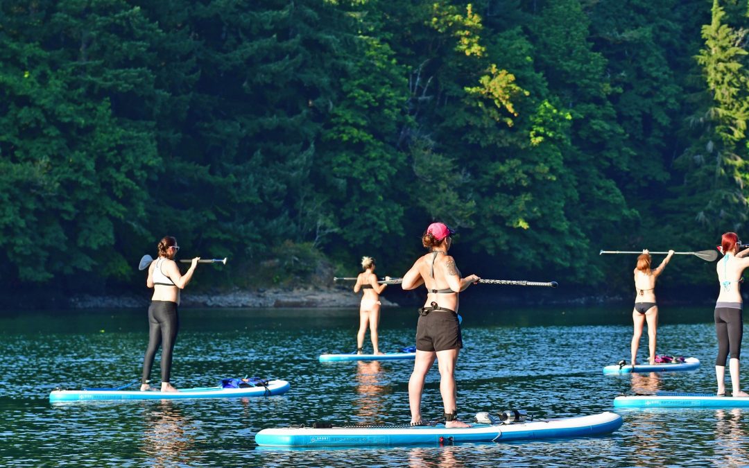 One Lane Bridge Lake Merwin WOMEN’S GROUP PADDLE-FIT CLASSES 6pm July 22nd