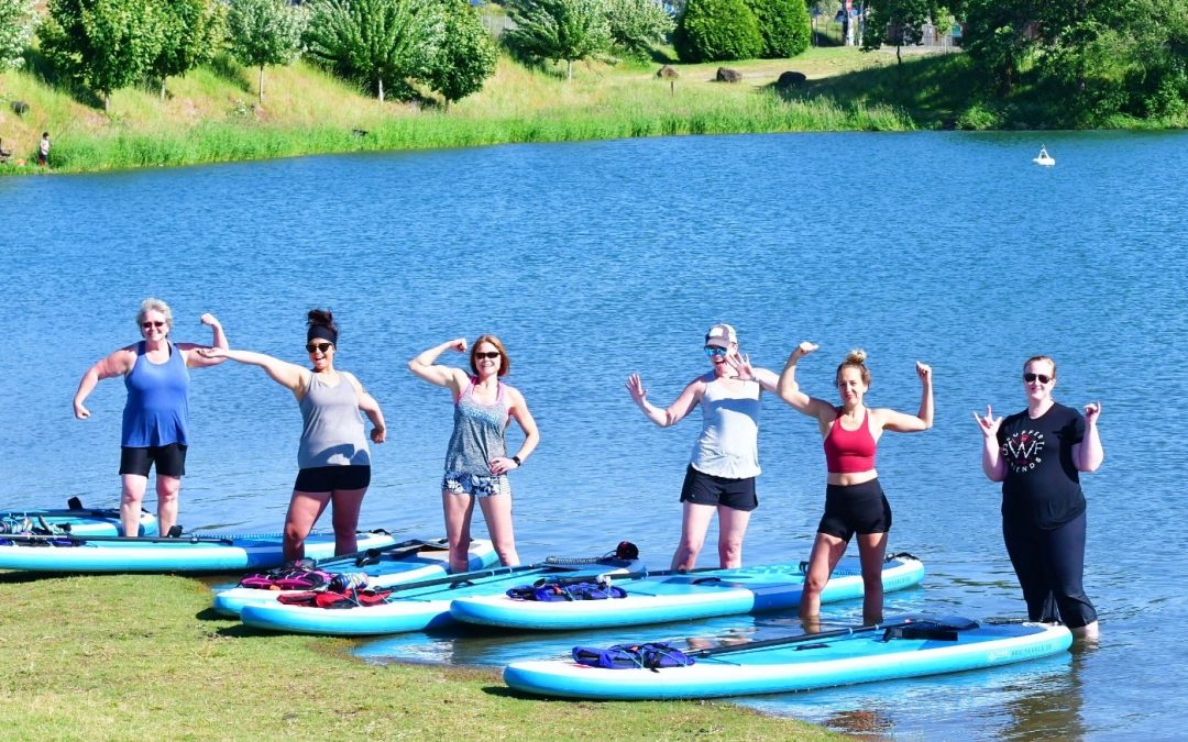 WOMEN’S PADDLE-FIT CLASSES ~ Horseshoe Lake in Woodland WA June 21st 4pm